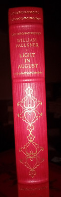 Light In August by William Faulkner. Franklin Library-1979 Limited Ed.- Like new-image