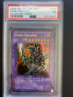 2003 Yu-Gi-Oh! MFC Dark Paladin PSA 7 - Magician's Force-image
