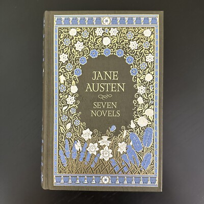 JANE AUSTEN SEVEN NOVELS Barnes & Noble  Leather Bound Book Classics Compilation-image