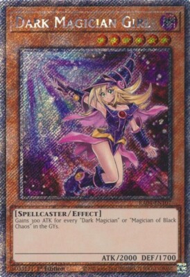 Yu-Gi-Oh! Dark Magician Girl 7th Art RA04-EN107 Platinum Secret Rare-image