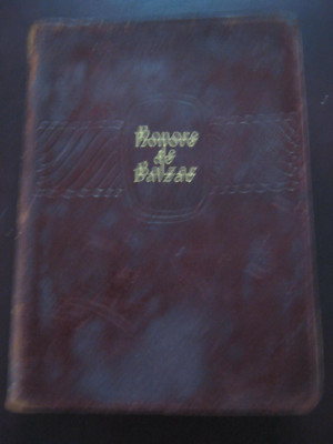 The Complete Novelettes of Hanore de Balzac Red Leather Bound 1926 Water J Black-image