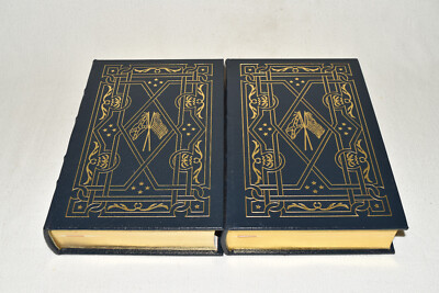 Easton Press 2V BLUE AND THE GRAY Henry Steele Commanger LEATHER 1ST Civil War!-image