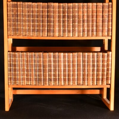 1785 43 Volumes Oeuvres Completes de Voltaire Leather Binding-image
