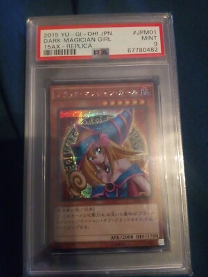 Yu-Gi-Oh! Dark Magician Girl Duelist Road Millenium Rare JPN 15AX-JPM01 PSA 9-image