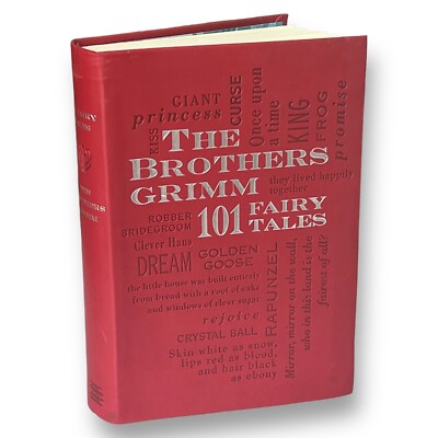 The Brothers Grimm 101 Fairy Tales Vol. II Deluxe Gift Soft Leather Feel Book-image