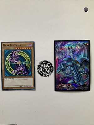 2016 Yu-Gi-Oh! 1st Edition Dark Magician #YGLD-ENA03 w/ sleeve g6-image