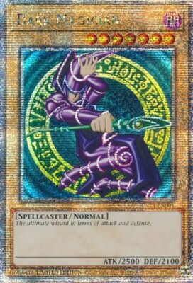 Yu-Gi-Oh! Dark Magician TN23-EN001 Quarter Century Rare-image