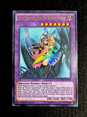 🔥YUGIOH • DARK MAGICIAN GIRL THE DRAGON KNIGHT • ULTRA RARE • DRL3-EN044 • NM🔥-image