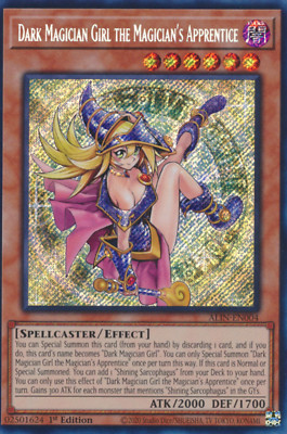 1X NM Dark Magician Girl the Magician's Apprentice - ALIN-EN004 - Secret Rare-image