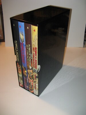 Robert E.Howard Art Chronology leather-bound ltd.ed. 4 vols. Conan Chenault&Gray-image