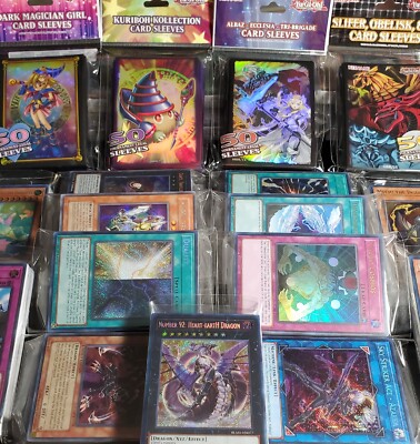 YuGiOh 1000 Card Lot Bulk guaranteed Foil Cards!!! & Konami Sleeves!-image