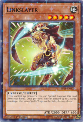 1x Linkslayer - SP18-EN009 - Starfoil Rare - 1st Edition SP18 - Star Pack VRAINS-image