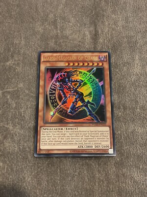 🔥 Yugioh Dark Magician of Chaos YGLD-ENC02 ULTRA RARE NEAR MINT-image