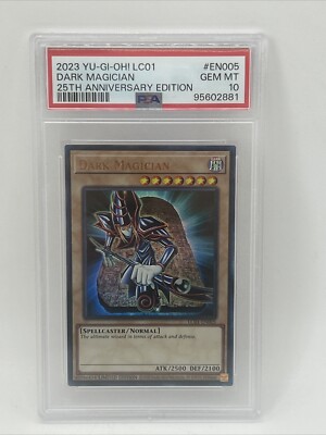 PSA 10 Dark Magician 25th Anniversary EN005 2023 YU-GI-Oh! Legendary Collection-image
