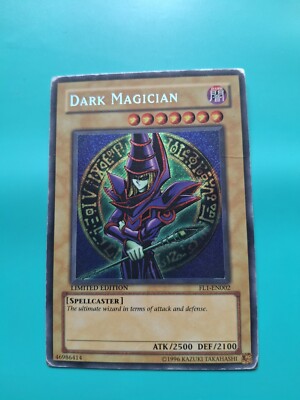 Yugioh Card - Dark Magician Secret Rare FL1-RN002 Damaged-image
