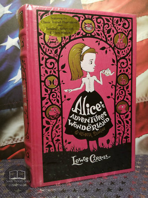 NEW SEALED Alice in Wonderland & Other Stories by Lewis Carroll Bonded Leather-image