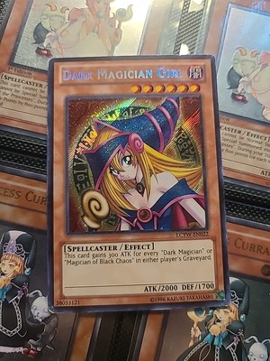 Yu-Gi-Oh Dark Magician Girl Secret Rare LCYW-EN022 Unlimited Edition -image