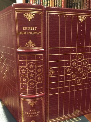 Franklin Library: ERNEST HEMINGWAY:  FIRST FORTY STORIES: SNOWS OF KILIMANJARO-image