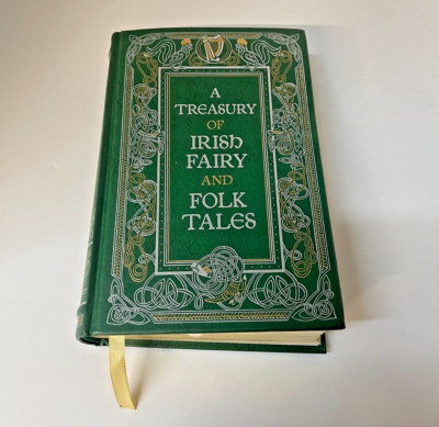 Treasury of Irish Fairy and Folk Tales New Sealed Leather Bound Collectible Gift-image