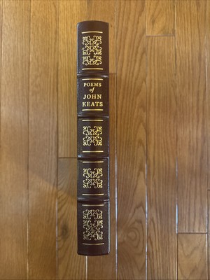 THE EASTON PRESS :  THE POEMS OF JOHN KEATS -  (Leather bound Hardcover 1980)-image