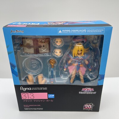 Max Factory figma Yu-Gi-Oh! Duel Monsters Dark Black Magician Girl Figure Toy-image