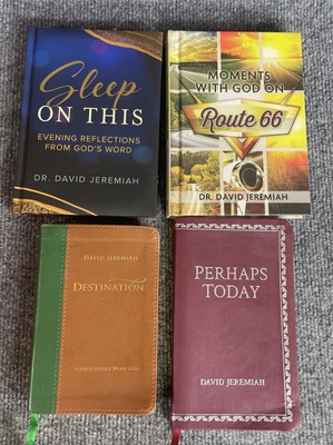 David Jeremiah Devotional Books  Lot of 4 Sleep On This Route 66 Destination-image