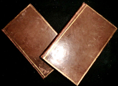 The Bibliographical Miscellany (1806) 2 Volume Set, Leather Bound, Adam Clarke-image