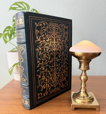 Stories From The Decameron by Giovanni Boccaccio Franklin Library Leather 1977-image