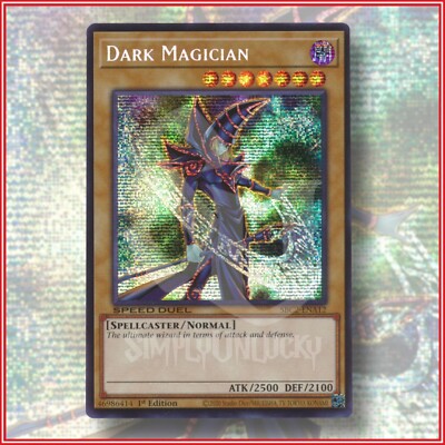 YuGiOh YUGI's DARK MAGICIAN PRISMATIC SECRET RARE 1ST EDITION 🔥-image