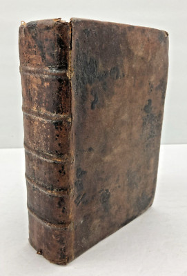 Book of Common Prayer Leather Bound Oxford 1764, RATE Vintage/ Antique-image