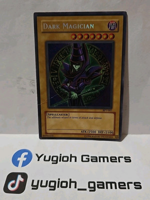 YUGIOH DARK MAGICIAN BPT-007 SECRET HEAVY PLAYED -image