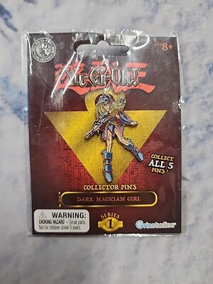 Dark Magician Girl Enamel Pin Yu-gi-oh COLLECTOR PIN SERIES 1 NIP Rare Yugioh-image