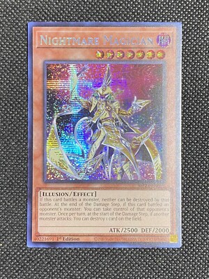 YuGiOh! - Nightmare Magician MP24-EN093 Secret Rare 1st Edition Near Mint-image