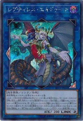 Reptilianne Echidna LVP3-JP046 Secret Rare Yugioh Japanese NM-image