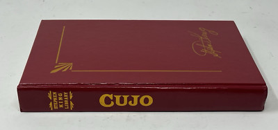 CUJO Stephen King Library Edition Hardcover Red Leather-image