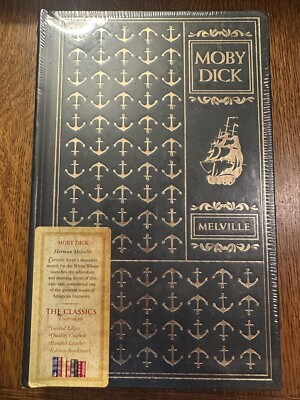 BRAND NEW Moby Dick by Herman Melville Dalmatian Press BONDED LEATHER SEALED-image