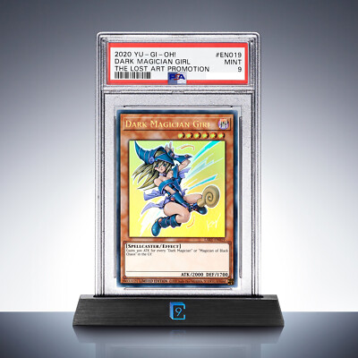 PSA 9 - Dark Magician Girl LART-EN019 | Euro Print Ultra Rare Yugioh-image