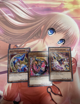 🔥 ALL 3 Different Artworks ***( Dark Magician Girl YGLD-ENB03 )*** set  Yugioh-image