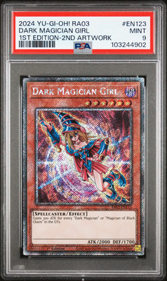 2024 YU-GI-OH! RA03-QUARTER CENTURY BONANZA #EN123 DARK MAGICIAN GIRL PSA 9-image