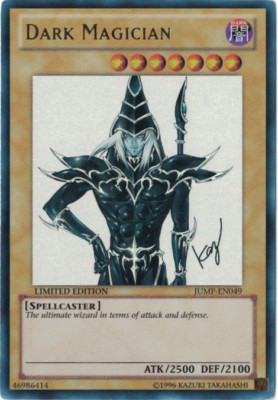 Yu-Gi-Oh! Dark Magician (LP) Limited edition Ultra Rare JUMP-EN049 Shonen Promo-image