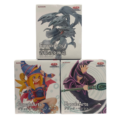 Yu Gi Oh Equal=Arts Anime Figure Dark Magician Blue Eyes Ultimate Dragon Japan-image