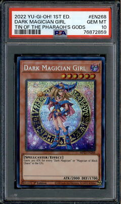 Dark Magician Girl - MP22-EN268 - PSA 10 - 1st Secret - Tin Promo - Yu-Gi-Oh - 7-image