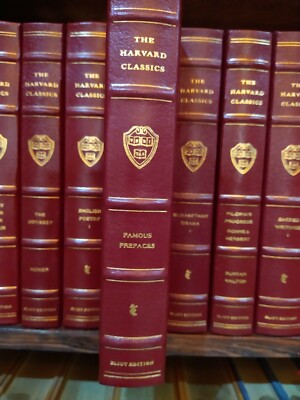 EASTON PRESS THE HARVARD COLLECTION FAMOUS PREFACES IN EXCELLENT COND. LEATHER-image