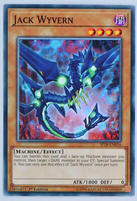 Yugioh Jack Wyvern SP18-EN016 Common 1st Edition-image