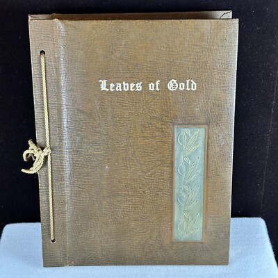 Leaves of Gold 1948 An Anthology of Prayers Memorable Phrases.. Religious Book-image