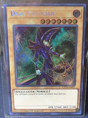 Yu-Gi-Oh! TCG Dark Magician CT14-EN001 Limited Secret Rare Never Used-image