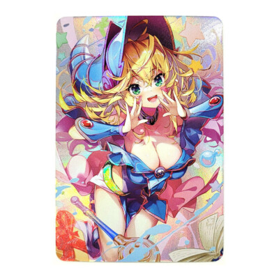 Doujin Art Waifu Anime Holo Foil ACG Card 1007 - Yu Gi Oh Dark Magician Girl-image