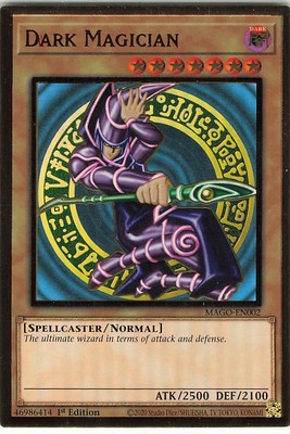 Yu-Gi-Oh! TCG Maximum Gold Dark Magician #MAGO-EN002 1st Edition-image