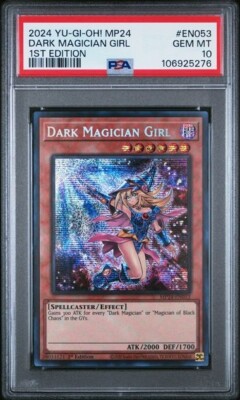 2024 YU-GI-OH! MP24-25TH ANV TIN: DUELING MIRRORS DARK MAGICIAN GIRL PSA 10-image