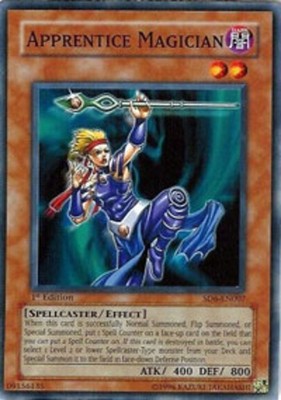 Yugioh! Apprentice Magician - SD6-EN007 - Common - Unlimited Edition Near Mint, -image